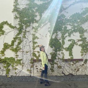 Highlighter Yellow Wilfred Aritzia Blouse